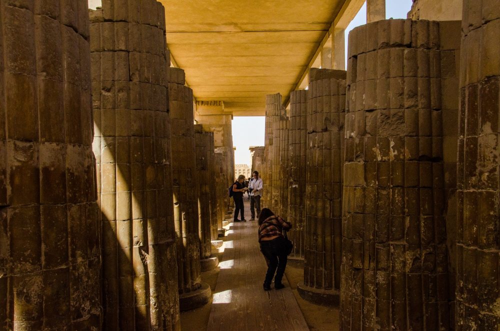 An image of Djoser's Pyramid temple complex. Shutterstock.