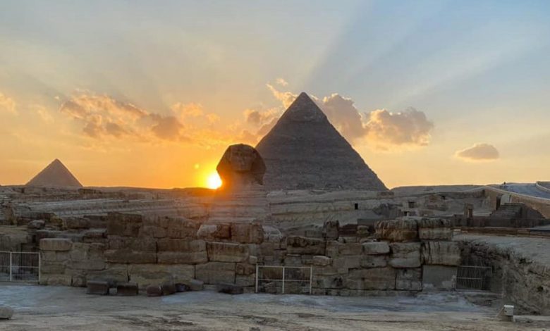 The Great Sphinx was precisely aligned with the sun. Image Credit: Egyptian Ministry of Antiquities.