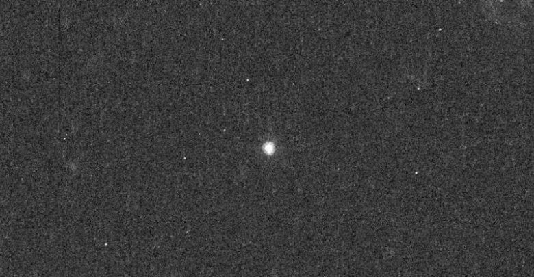 An image of the dwarf plant 2002 TC302, as observed by astronomers in 2005. Image Credit: Michael Brown / Caltech / Hubble Space Telescope.