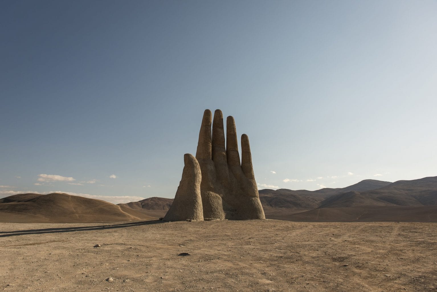 Mano del Desierto in the middle of the Atacama desert. Credit: CNN