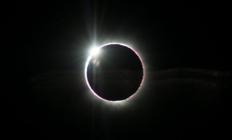 Solar Eclipses are astronomical events that occur from 2-5 times per year. Here is the spectacular Solar Eclipse of November 2013. Credit: Space.com