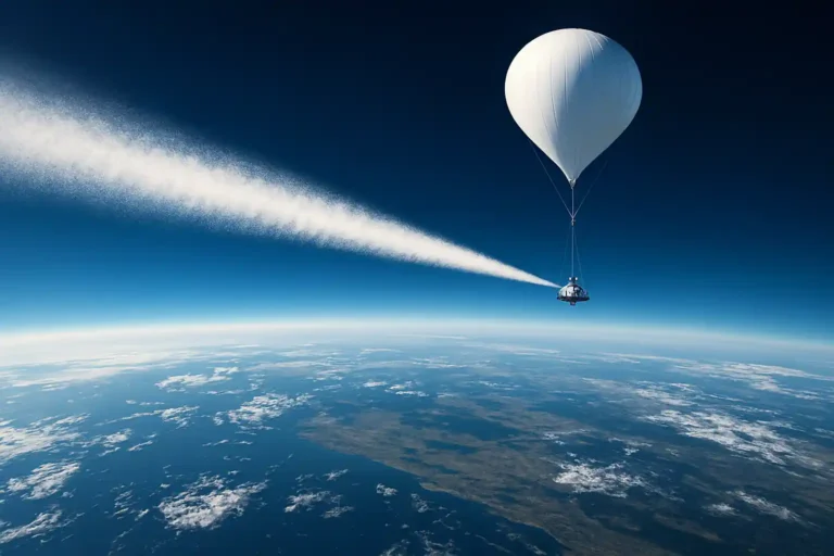 Geoengineering to cool the Earth.