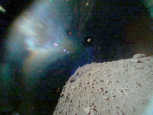 Some of the first images of asteroid Ryugu taken by the Hayabusa2 mission. Image Credit: JAXA.