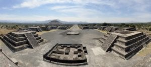 A panoramic view of Teotihuacan. Image Credit: Pixabay.