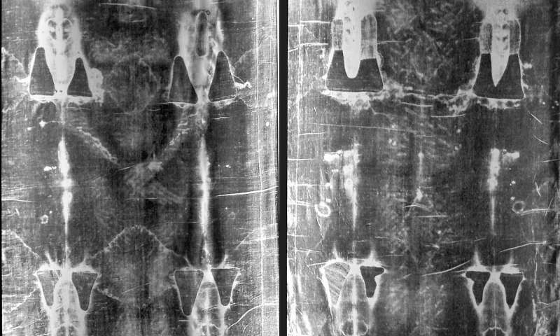 Full length negatives of the shroud. Credit: Public Domain