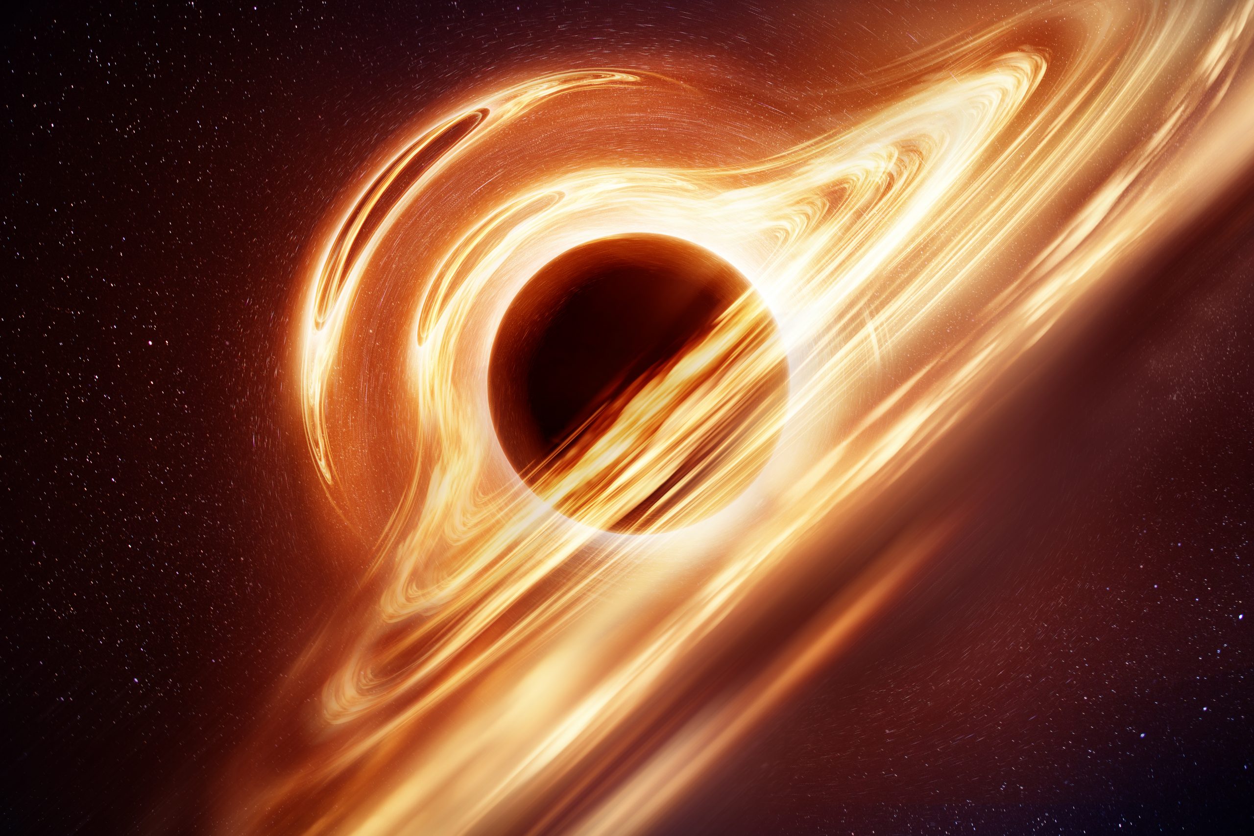 Artistic rendering of a wandering Black Hole. Depositphotos.