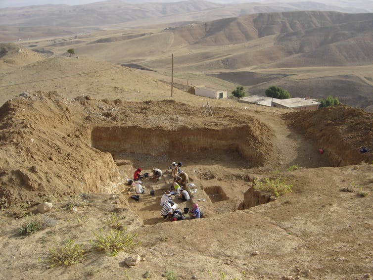 Archaeological excavation at Ain Boucherit, Algeria. Image Credit: Mathieu Duval, Author provided.