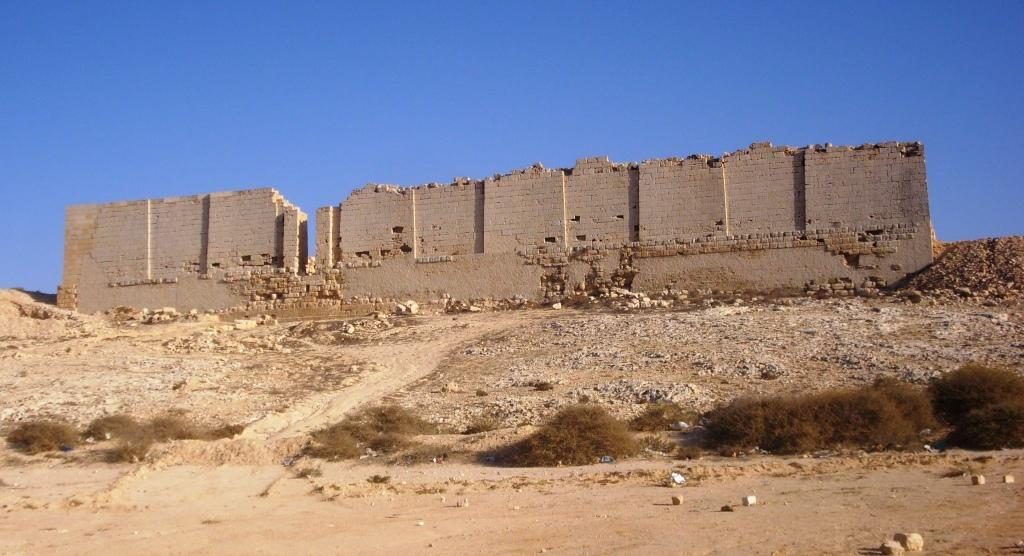 North facade of the Osiris Temple ruin in Taposiris Magna, west of Alexandria, facing the sea. Image Credit: Wikimedia Commons.