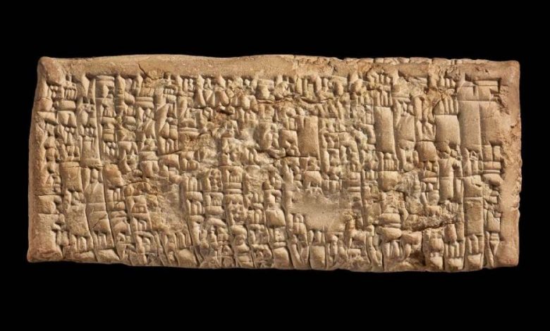 The complaint letter was written in cuneiform script and is believed to date back to around 1750 BC. Image Credit: British Museum.