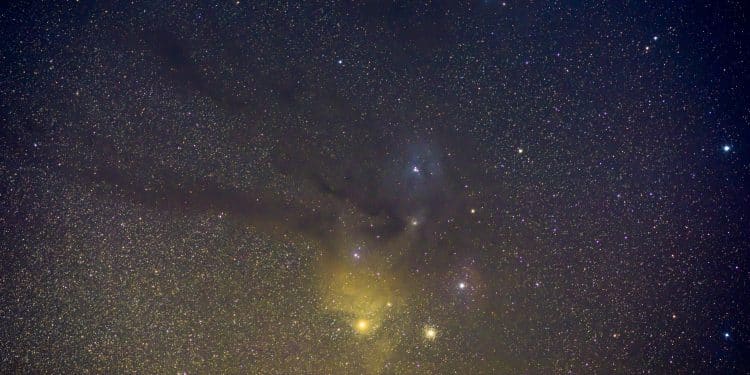 A photograph of the Rho Ophiuchi cloud complex. Image Credit: Ivan Petricevic.