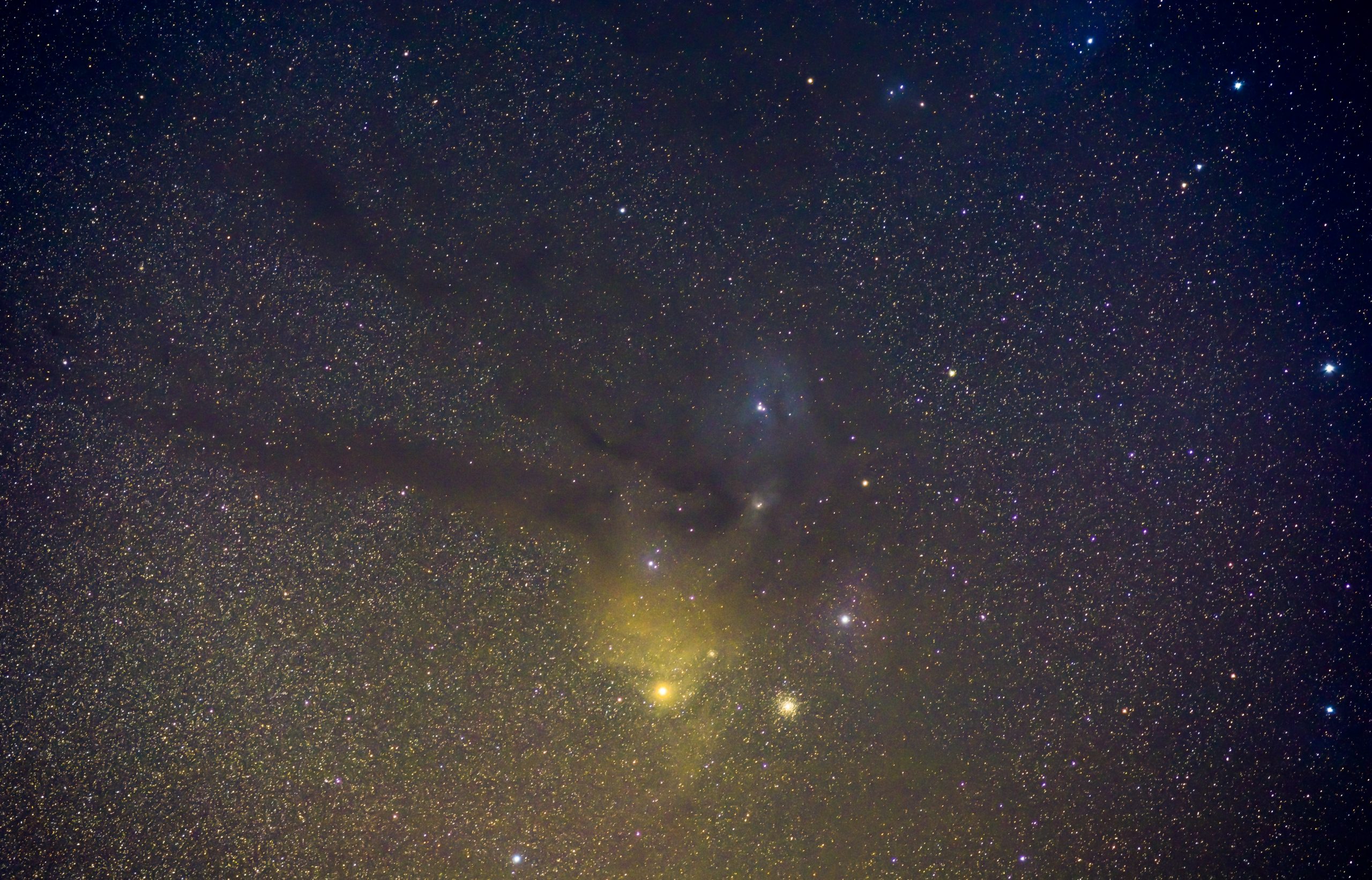 A photograph of the Rho Ophiuchi cloud complex. Image Credit: Ivan Petricevic.