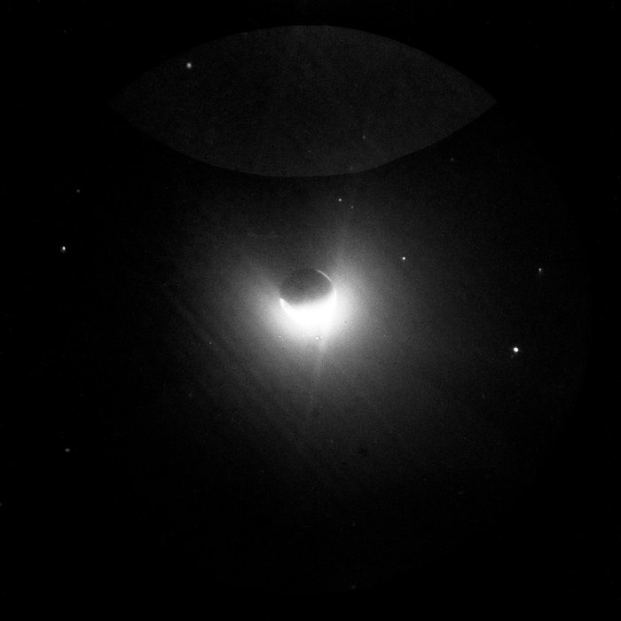 Geocorona from the Moon. Image Credit: NASA.