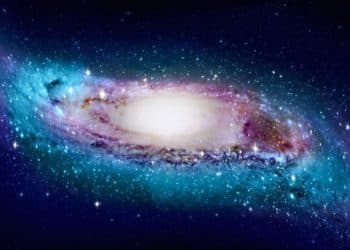 An artists illustration of the true shape of the Milky Way, with an S-like warp in the outer reaches of the disk. Image Credit: CHEN Xiaodian.