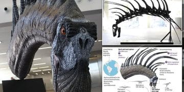 Meta Title: The mystery of the dinosaur with neck spines