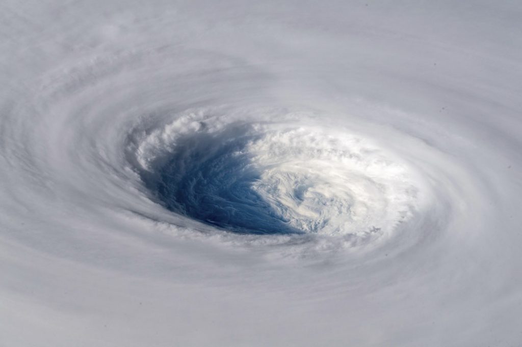 A view of Category 5 Super Typhoon Trami from space. Image Credit: NASA.