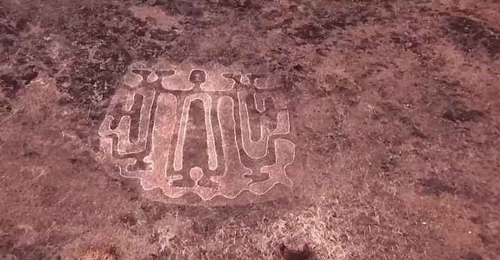 The Petroglyphs may have been created as early a 10,000 BC. Image Credit: Marathi Mayuresh BBC.