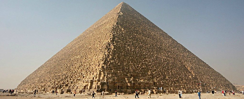 The Great Pyramid of Giza: Image Credit: Nina Aldin Thune/Wikimedia.