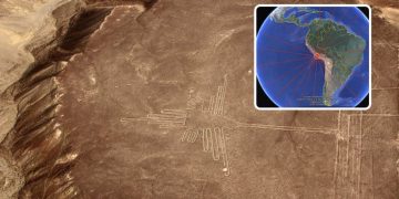 Here’s what happens when the Nazca Lines are plotted over the entire planet