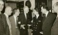 Photograph of Nikola Tesla and King Peter II taken in 1942.