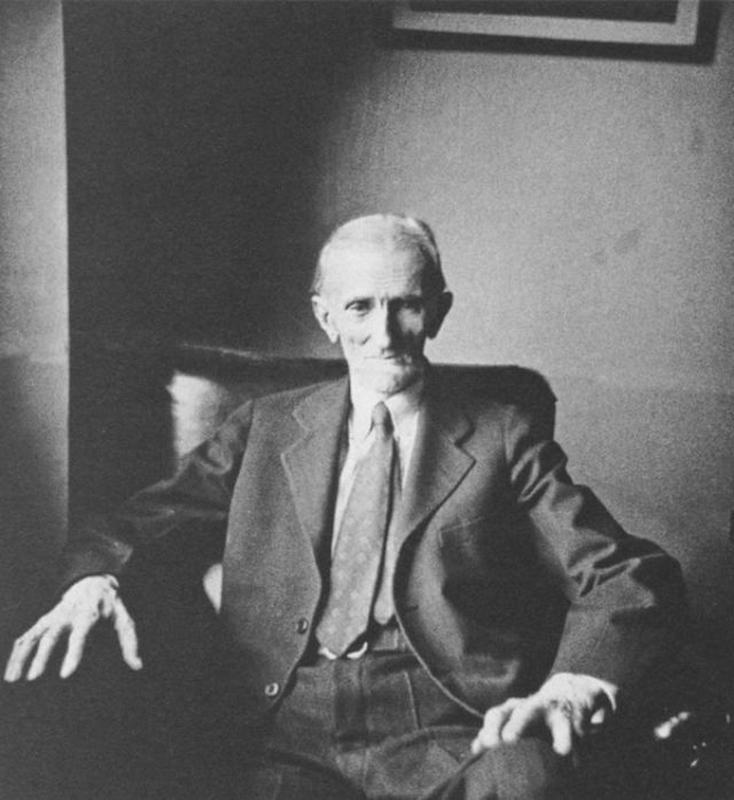 Nikola Tesla- the man who harnessed lightning sitting in his Hotel Room.