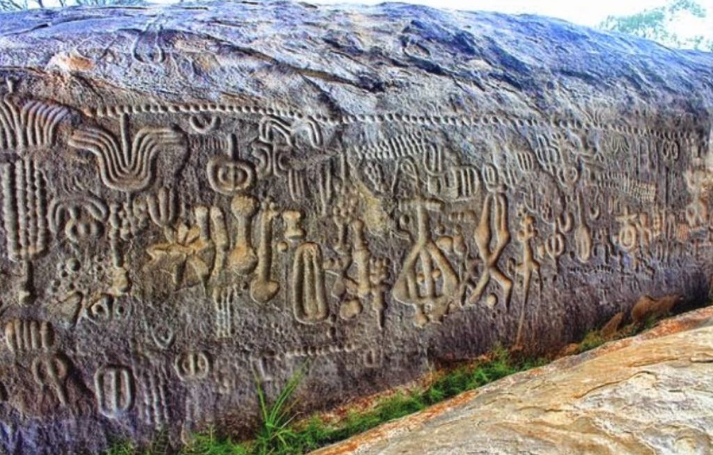 The Pedra do Inga in Brazil, is covered in strange symbols that experts believe are depictions of stars, galaxies and even constellations.