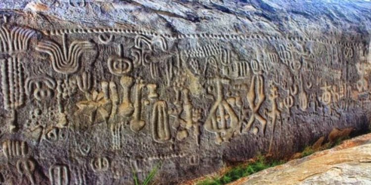 The Pedra do Inga in Brazil, is covered in strange symbols that experts believe are depictions of stars, galaxies and even constellations.