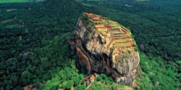The Sigiriya ancient rock fortress hides the secrets of a lost city carved into a 200 meter high lion-shaped monolith