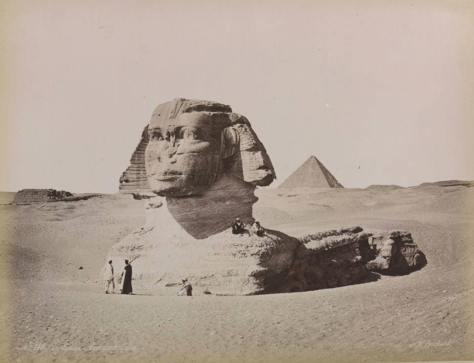 The image of the Great Sphinx was taken in 1887.