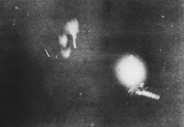 This photograph captured in 1894 is the very first image taken by phosphorescent light.