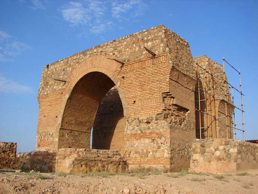 The Bahram Fire Temple in Rey. Wikimedia Commons.