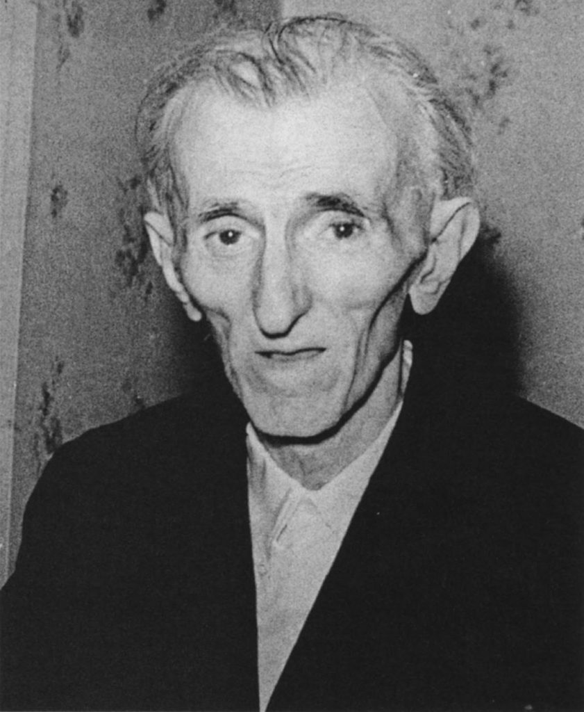 This is believed to be the last image of Nikola Tesla photographed in 1943.