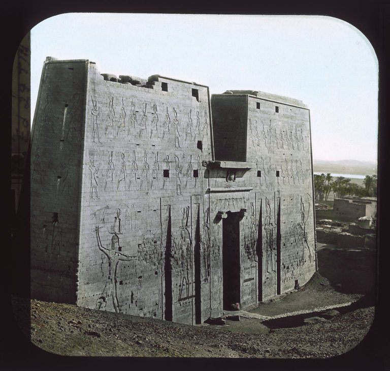 A rare view of the temple. Image Credit: Brooklyn Museum. 