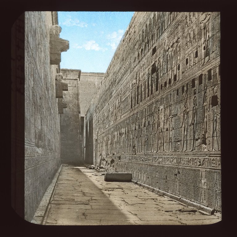 Rare view of the temple prior to restoration. Image Credit: Brooklyn Museum. 