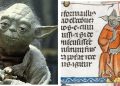 Image of Star Wars’ Master Yoda Found in 14th Century Manuscript