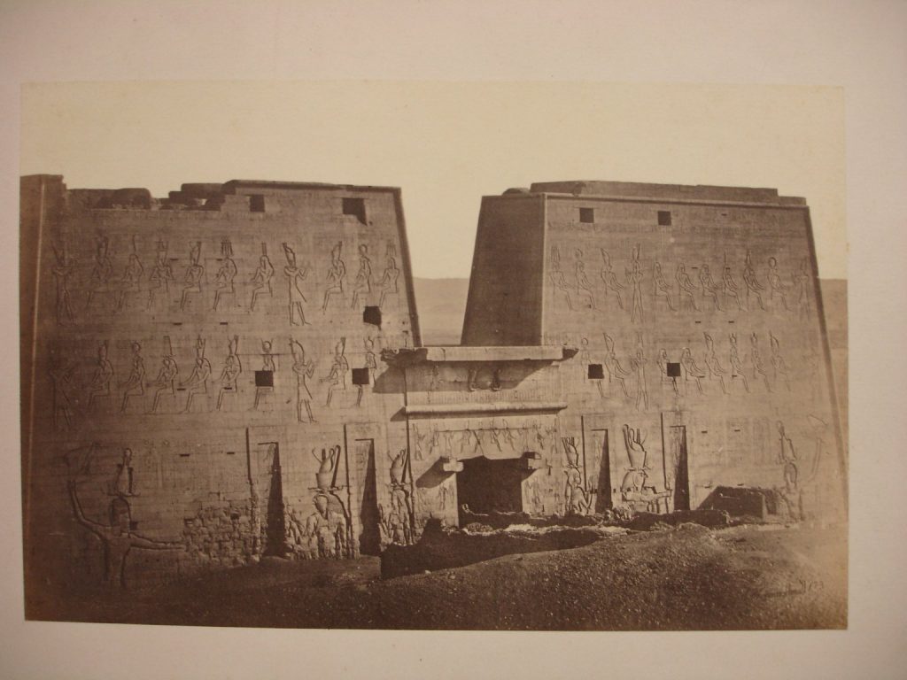 The Temple of Horus mid-19th century. Image Credit: Brooklyn Museum.