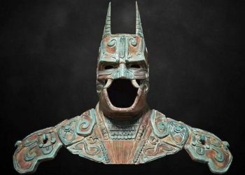 Artists recreation of an ancient Maya batman god. Image Credit: Behance.