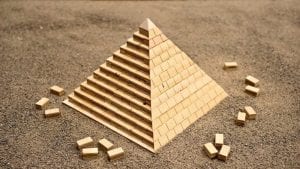 A miniature Pyramid. Image Credit: John Heisz- I Build it.
