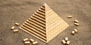 A miniature Pyramid. Image Credit: John Heisz- I Build it.