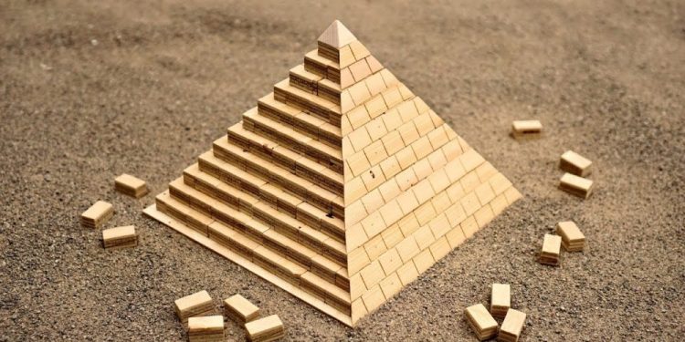 A miniature Pyramid. Image Credit: John Heisz- I Build it.