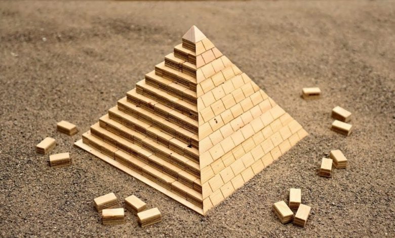 A miniature Pyramid. Image Credit: John Heisz- I Build it.