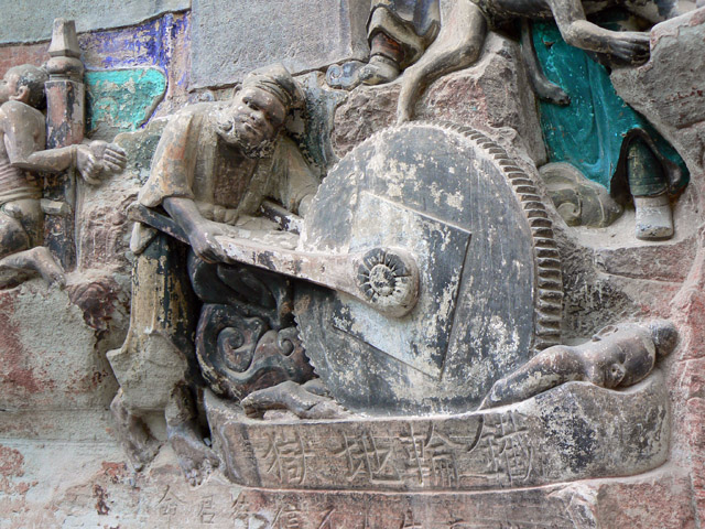 Baodingshan Rock Carvings. Image Credit: Pinterest.