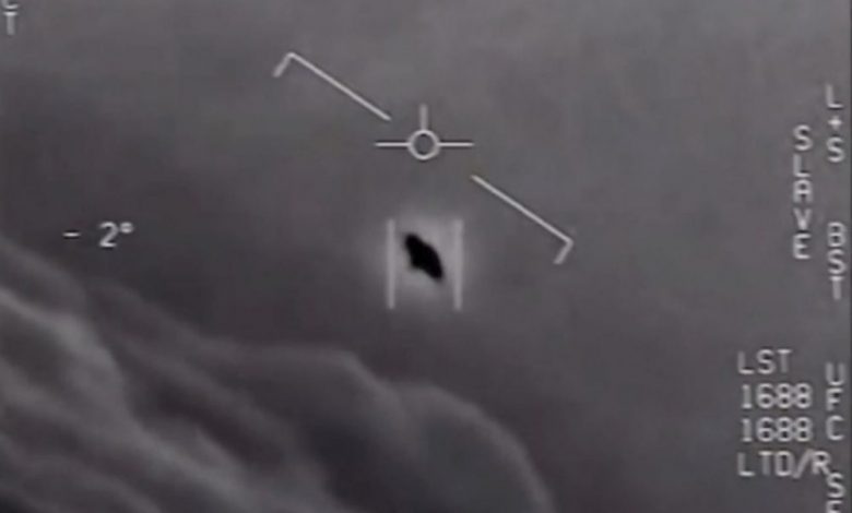 An image of one of the objects spotted by US Navy Pilots. Image Credit: U.S. Department of Defense/Navy Times.