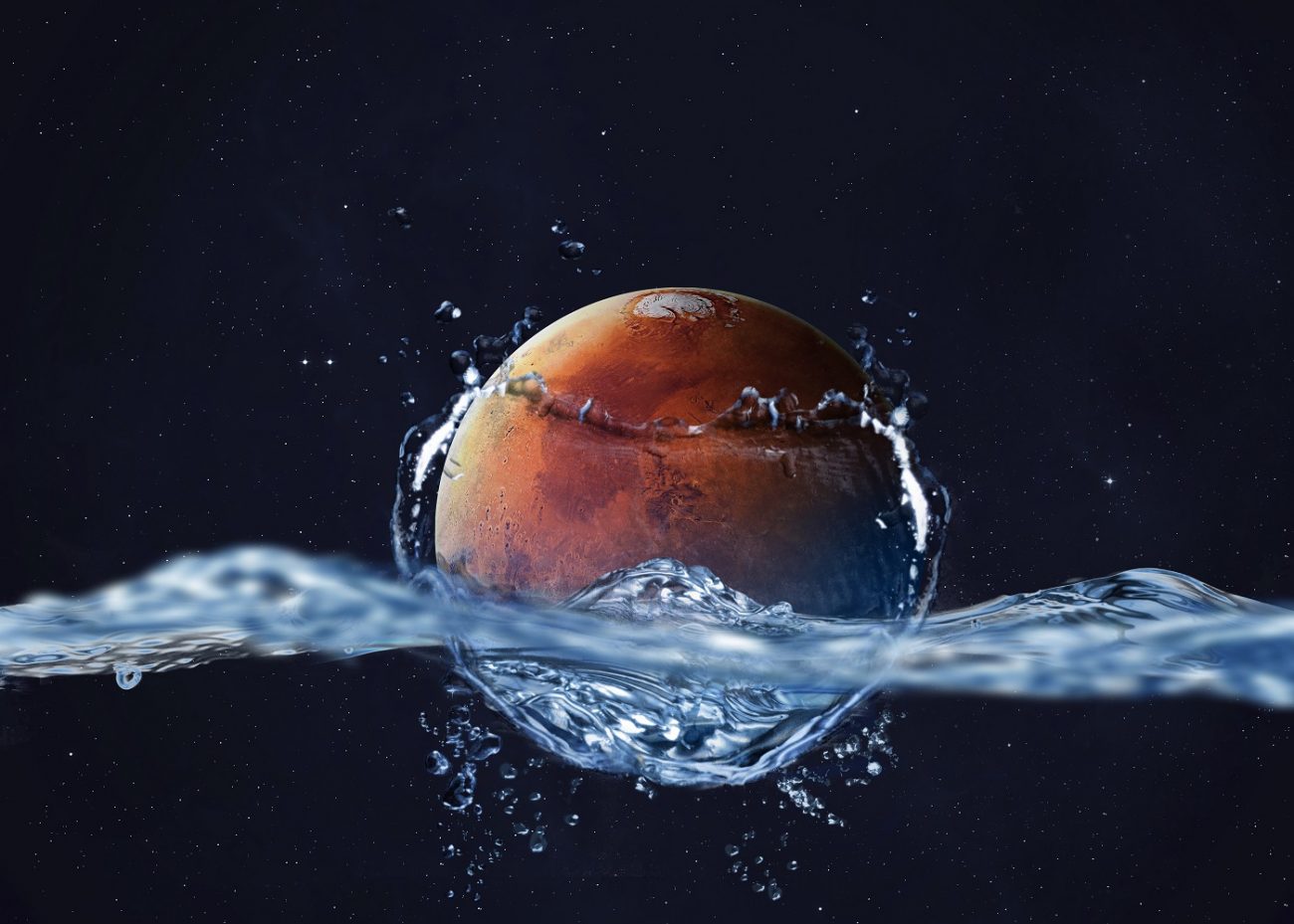 Mars had an abundance of liquid water on its surface. Shutterstock.