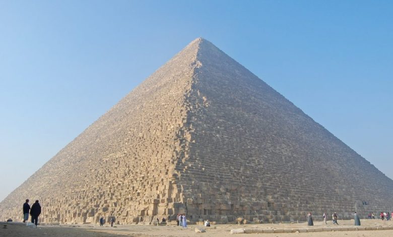 A breathtaking view of the Great Pyramid of Giza. Shutterstock.