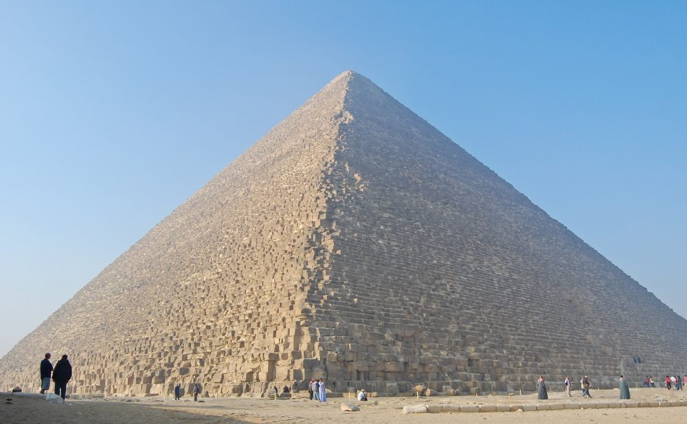 A breathtaking view of the Great Pyramid of Giza. Shutterstock.