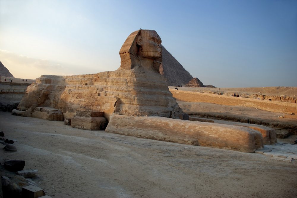 A side-view of the Great Sphinx. Shutterstock.