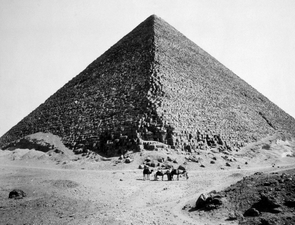 The Pyramid of Cheops, photograph by G. Lekegian ca. 1880. Shutterstock.