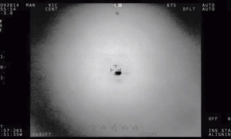 IR view of a UFO filmed by the Chilean Navy.