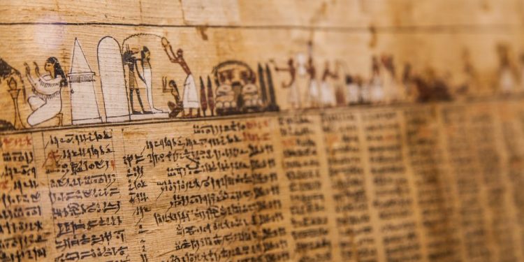 Ancient Egyptian Papyrus. Shutterstock.