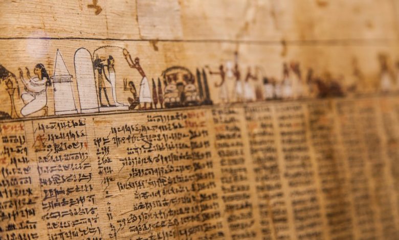 Ancient Egyptian Papyrus. Shutterstock.